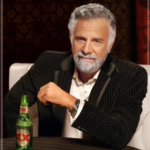 The "Most Interesting Man in the World" from the Dos Equis beer commercials.